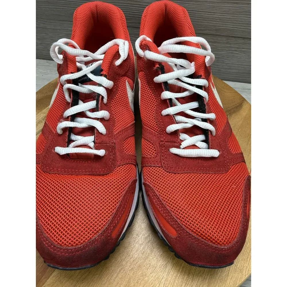 Nike Air Waffle Trainer Red Suede Leather Casual Sneaker Men’s Size 9